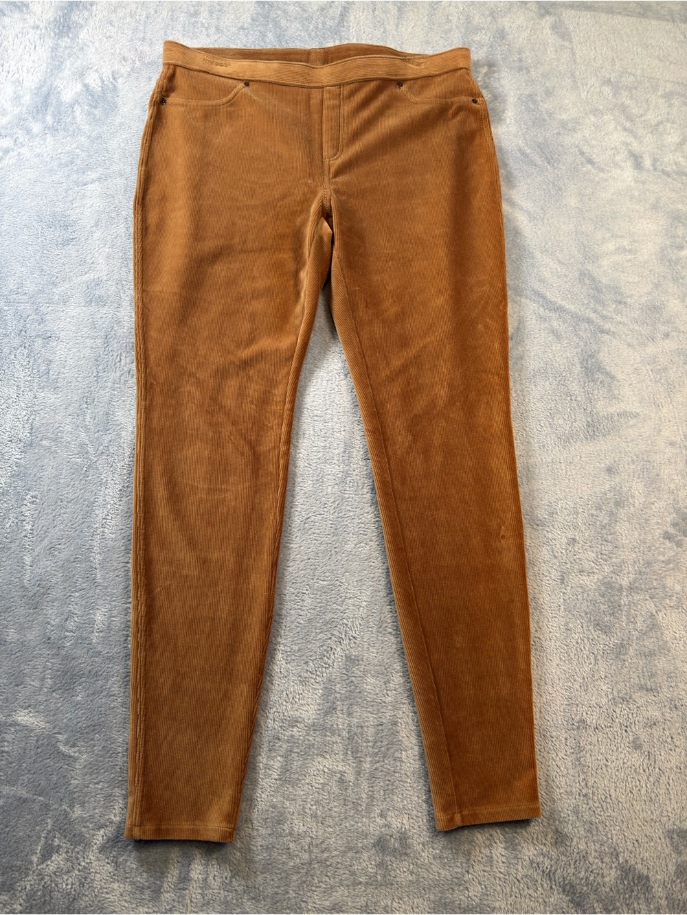 HUE Caramel Brown Velvet Jeggings #3198